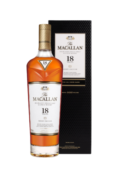 Whisky The Macallan 18 years old sherry cask release 2022